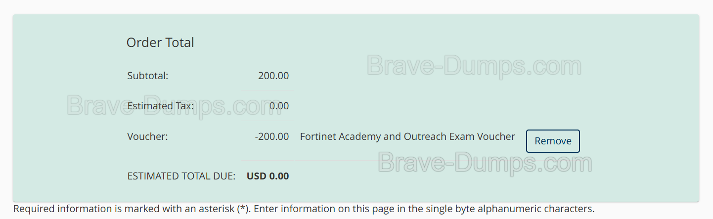 ● NSE 6 - SD-WAN 7.6 Enterprise Administrator Exam Voucher