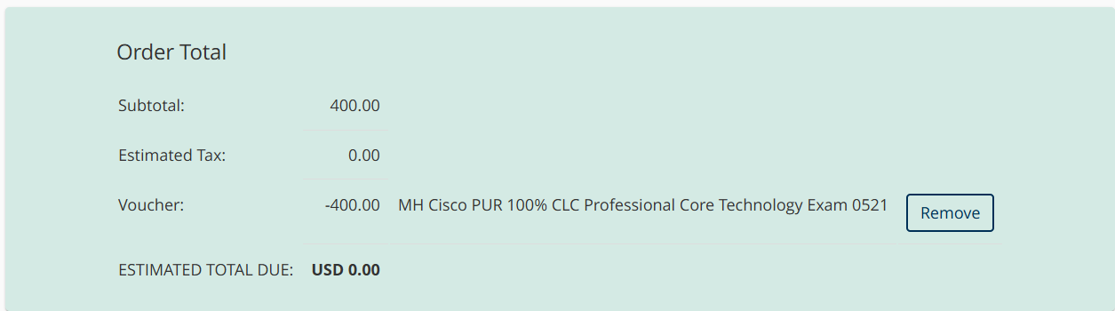 ● Cisco CCNP Core 350-XXX Exam Voucher